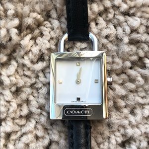 NEW black Coach watch